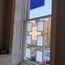 Estate Agents LED Display, Edinburgh